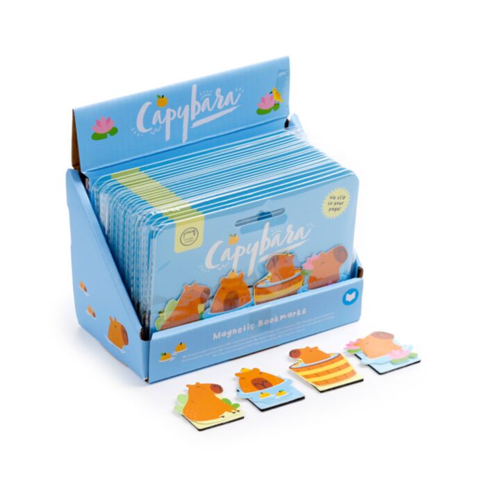 Set de Marcapáginas Magnéticos Capibara