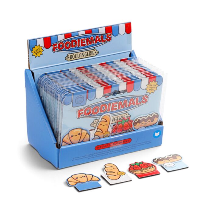Set de Marcapáginas Magnéticos Foodiemals Boulangerie