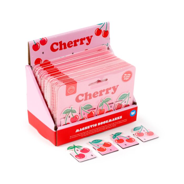 Set de Marcapáginas Magnéticos Cereza Cherry