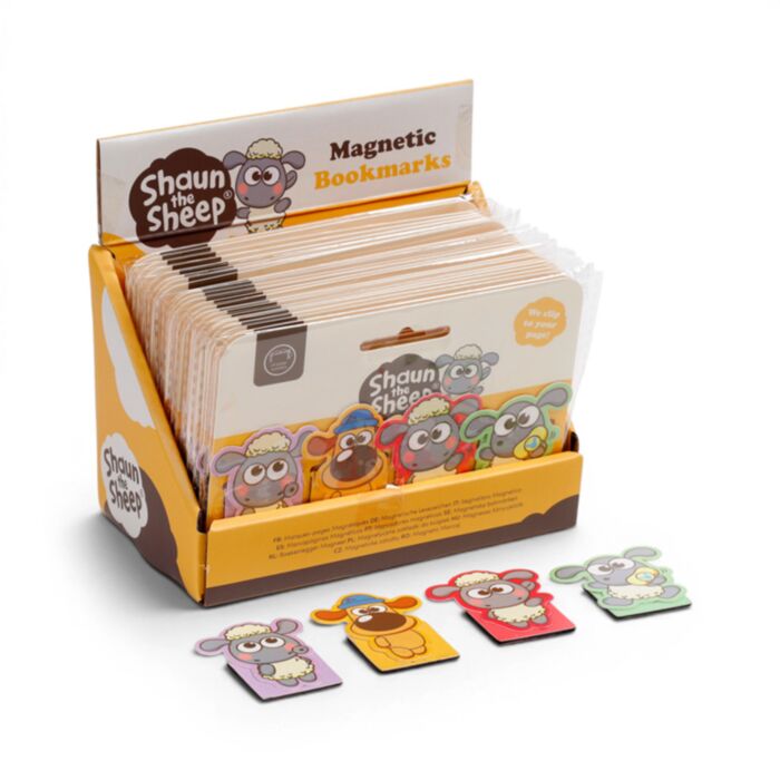 Set de Marcapáginas Magnéticos Oveja Shaun Adorable 