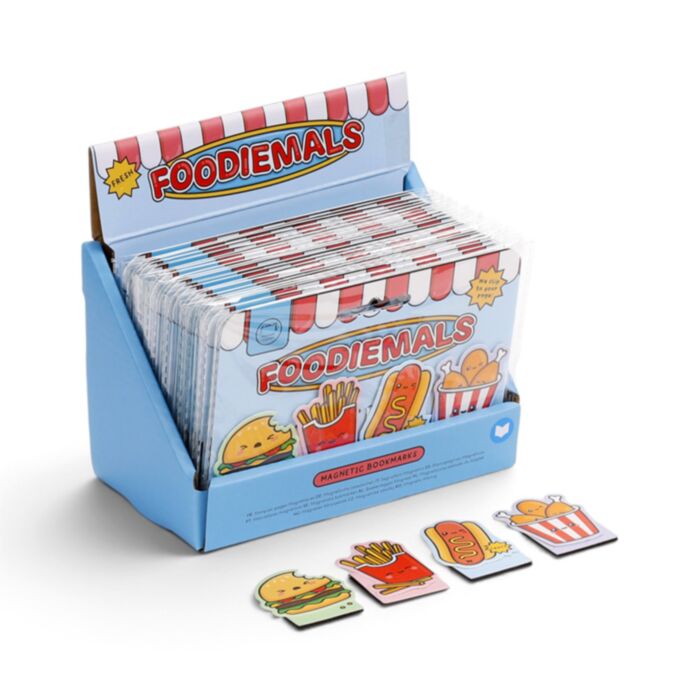 Set de Marcapáginas Magnéticos Comida Rápida Foodiemals