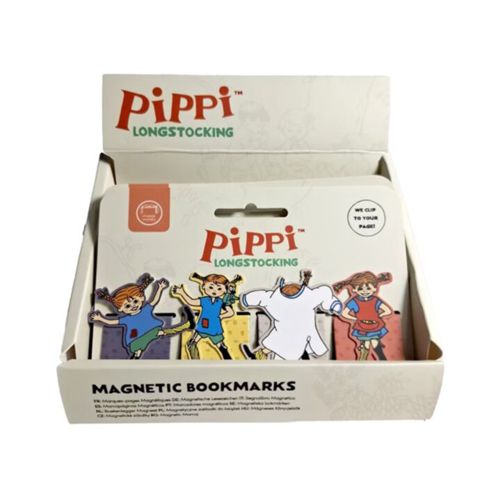 Set de Marcapáginas Magnéticos Pippi Calzaslargas