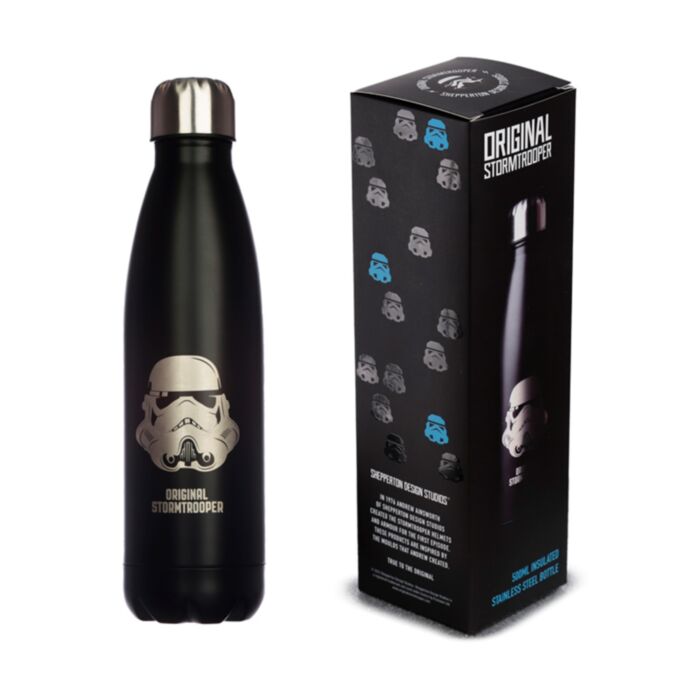 Botella Térmica de Acero Inoxidable Soldado Imperial Stormtrooper Negro