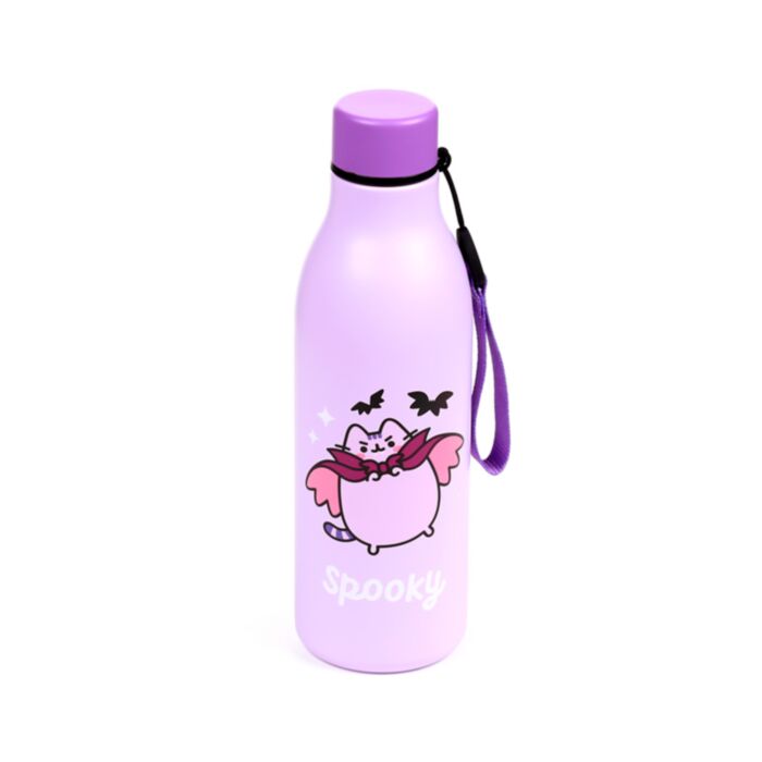 Botella Térmica de Acero Inoxidable Halloween Gato Pusheen 