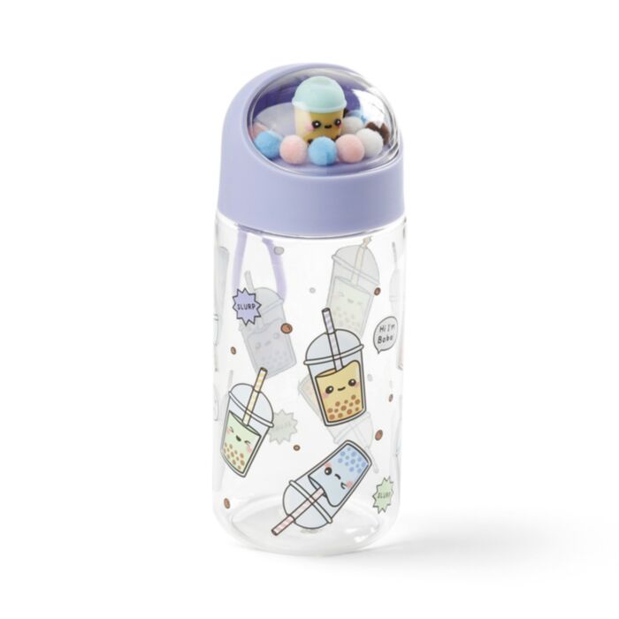 Botella de Agua Infantil Inastillable Té con Burbujas Foodiemals 350ml