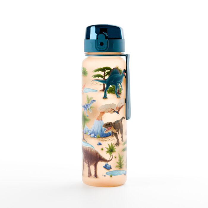 Botella de Agua Inastillable Dinosaurio 600ml 