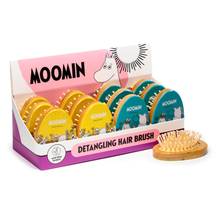Cepillo de Pelo de Bambú con Forma Mumin Moomin