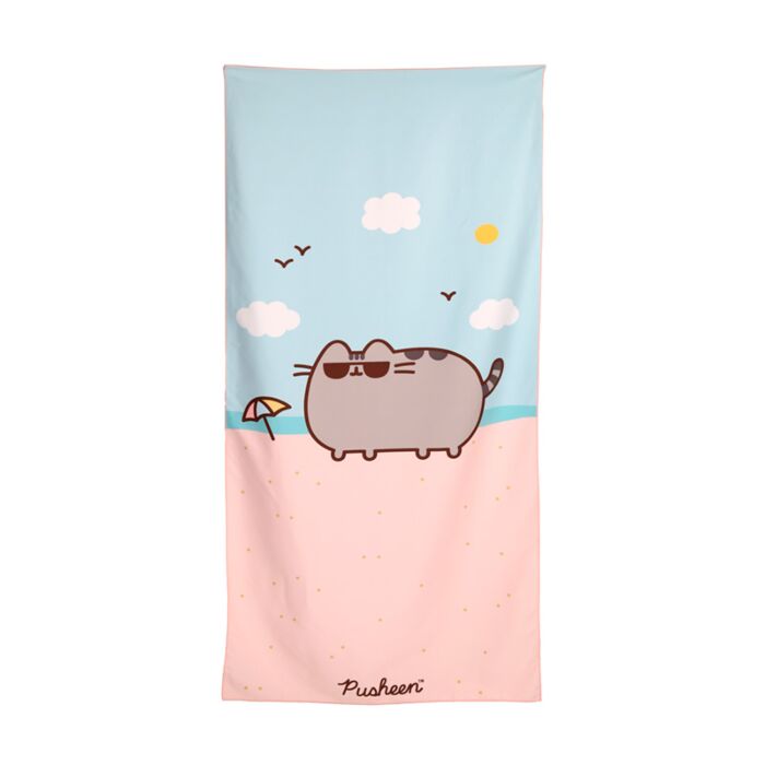 Toalla de Playa de Microfibra Gato Pusheen Verano 