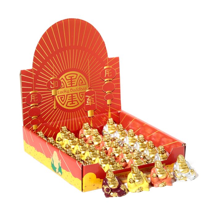 Figuras Buda Mini Buda de la Suerte Acabado Brillante