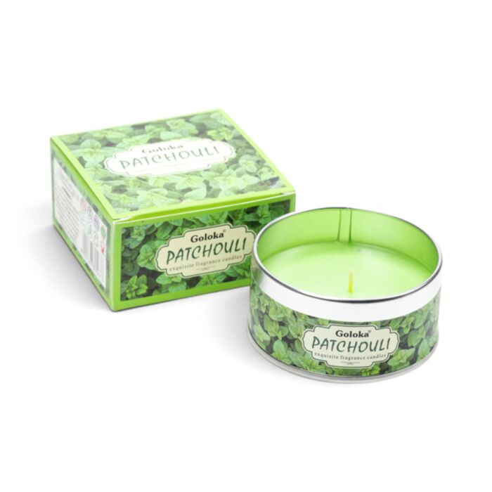 Vela de Cera en Lata Goloka Patchouli 