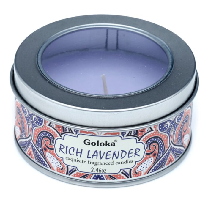 Vela de Cera en Lata Goloka Lavanda