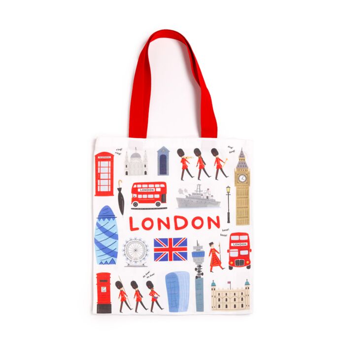Tote Bag Reutilizable Souvenir Londres