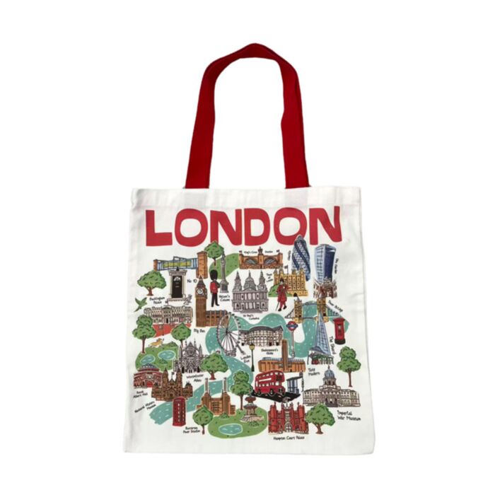 Tote Bag Reutilizable Souvenir Iconos de Londres 