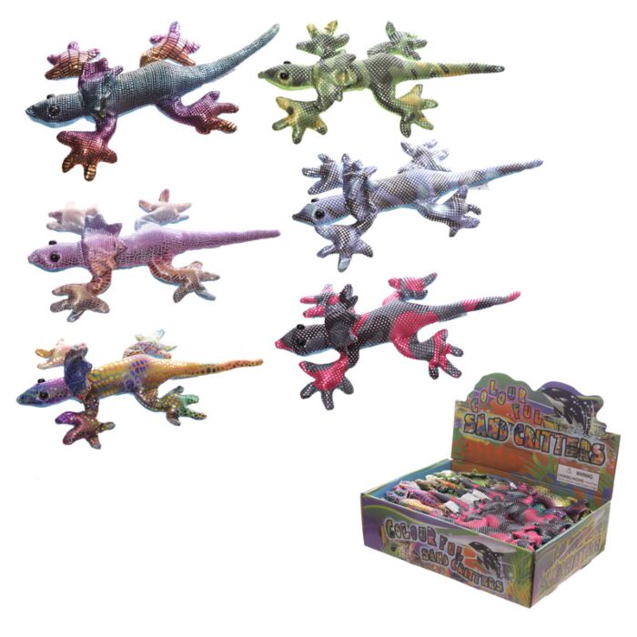 Relleno de Arena Lagarto de Cuello con Volante Pequeño