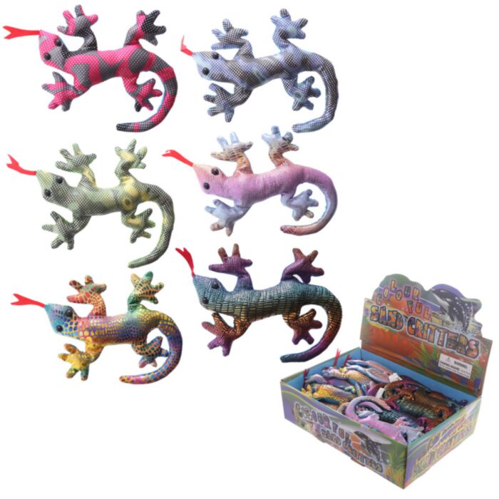 Relleno de Arena Salamandra Gecko Pequeño