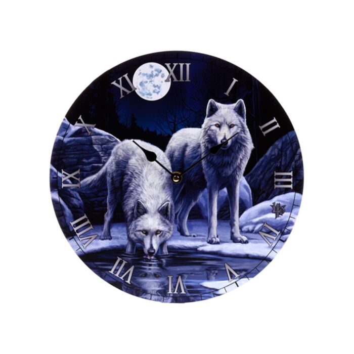 Reloj de Pared Lisa Parker Lobo Guerreros del Invierno 