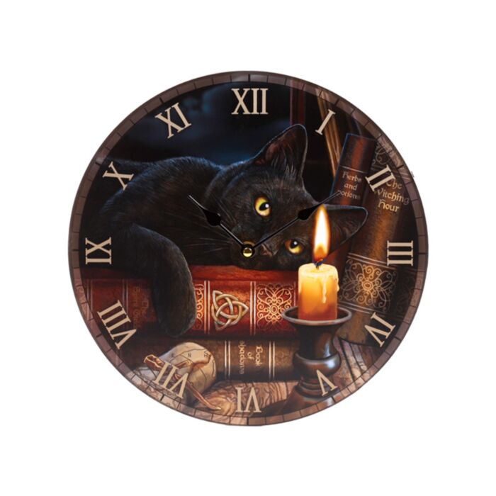 Reloj de Pared Lisa Parker Gatos Hora de la Hechicería