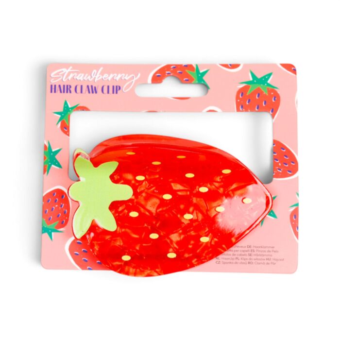 Pinza de Pelo Foodiemals diseño Fresa