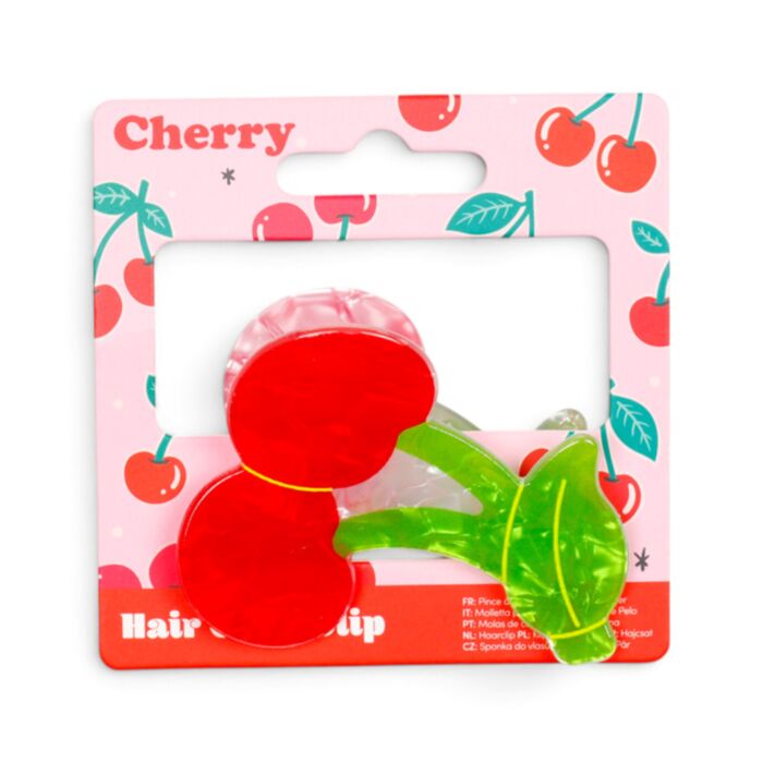 Pinza de Pelo Foodiemals diseño Cereza