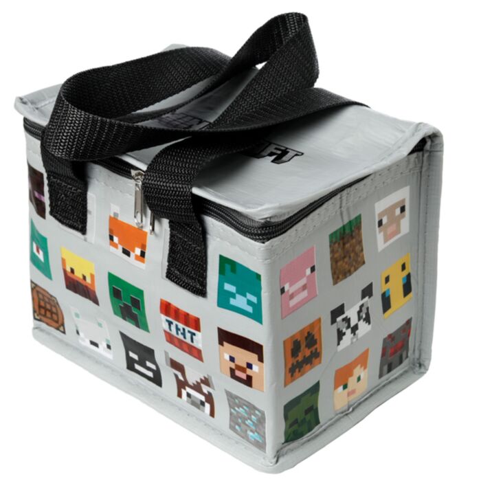 Bolsa Refrigerante RPET Caras Minecraft