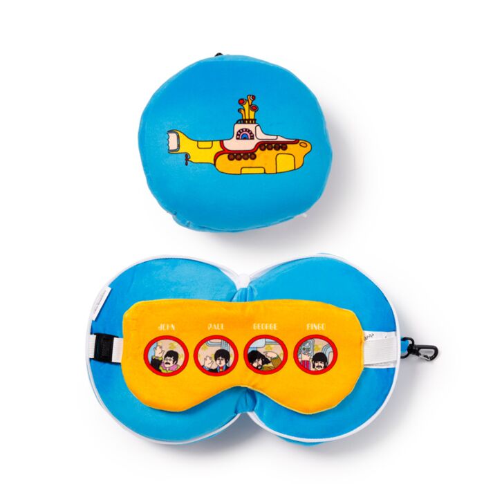 Almohada de Viaje con Antifaz Relaxeazzz Submarino Amarillo