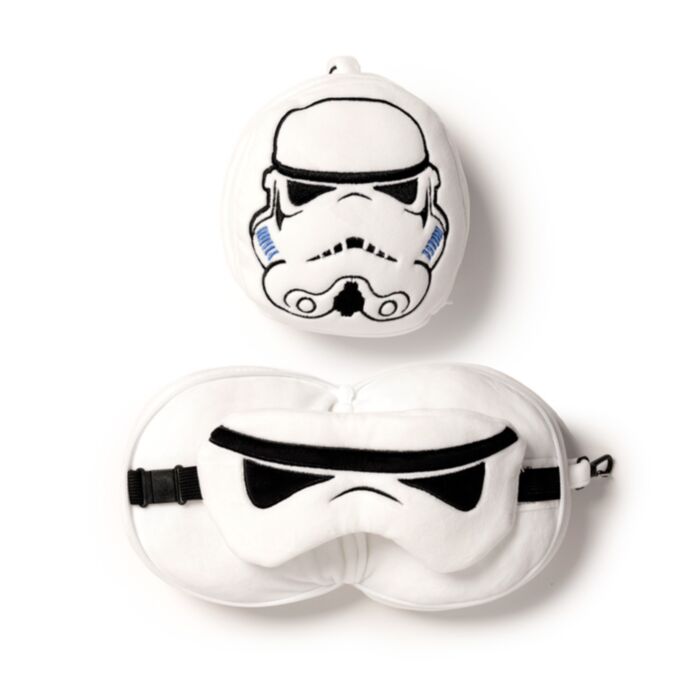 Almohada de Viaje con Antifaz Relaxeazzz Soldado Imperial Stormtrooper