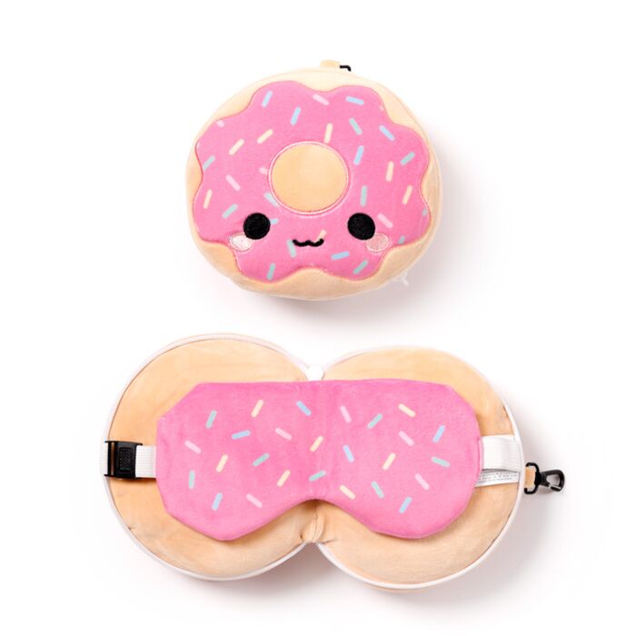 Almohada de Viaje con Antifaz Relaxeazzz Donut Adorasnacks
