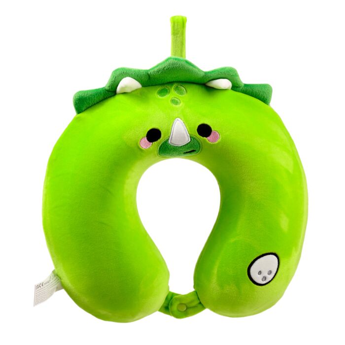 Almohada de Viaje con Memoria de Forma Relaxeazzz El Dinosaurio Huck