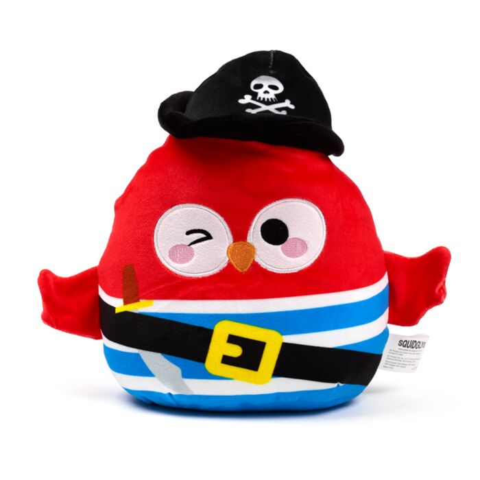 Cojín de Peluche Squidglys Piratas Jolly Rogers