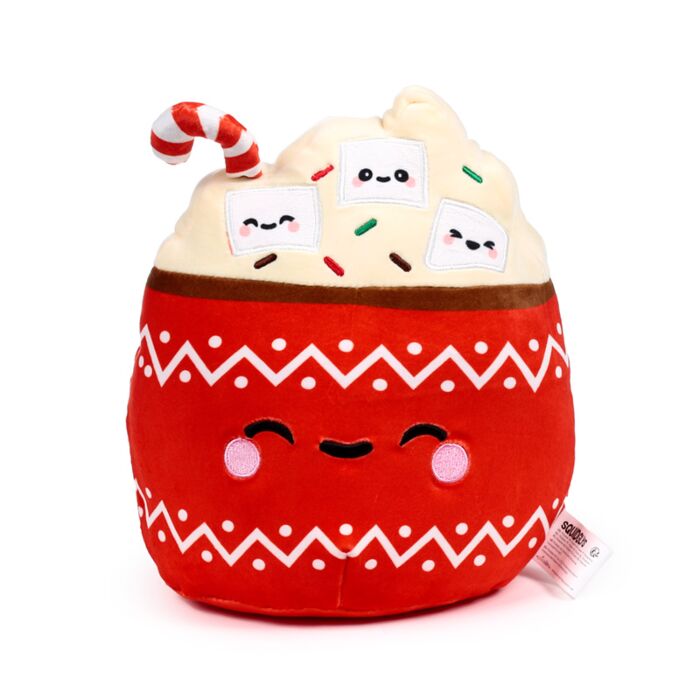 Cojín de Peluche Squidglys Foodiemals Aspen El Chocolate Caliente