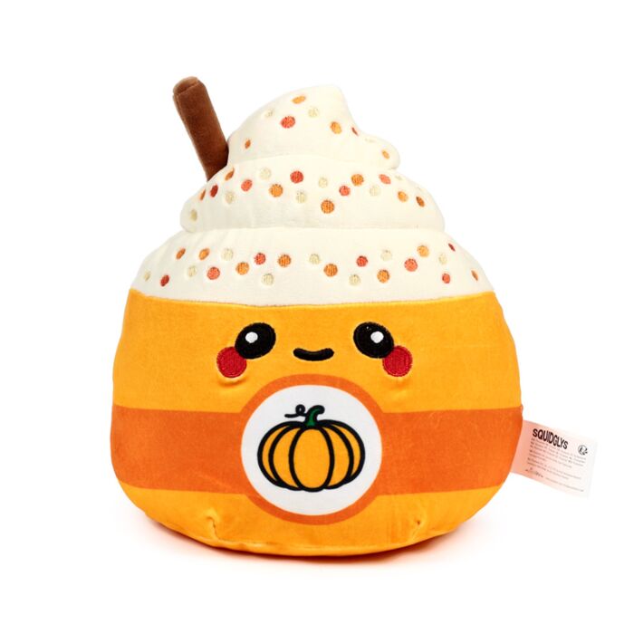 Cojín de Peluche Squidglys Foodiemals Hazel Latte de Calabaza 