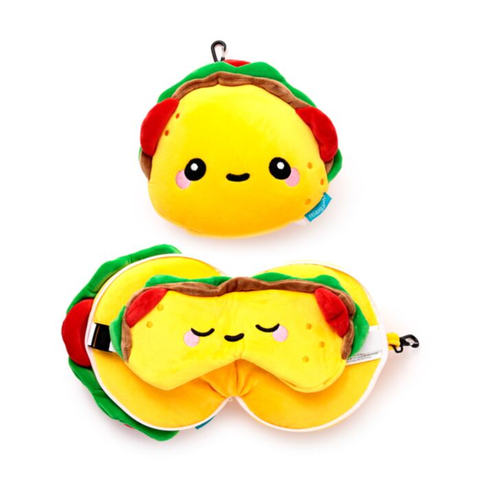 Almohada de Viaje con Antifaz Relaxeazzz el Taco Frida Foodiemals