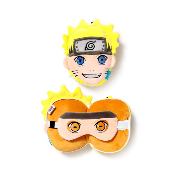 Almohada de Viaje con Antifaz Relaxeazzz Naruto Relaxeazzz