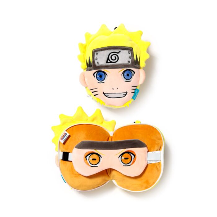 Almohada de Viaje con Antifaz Relaxeazzz Naruto Relaxeazzz