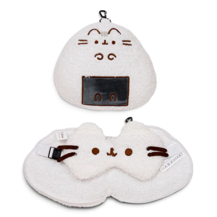 Almohada de Viaje con Antifaz Relaxeazzz Gato Pusheen Sushi Club 