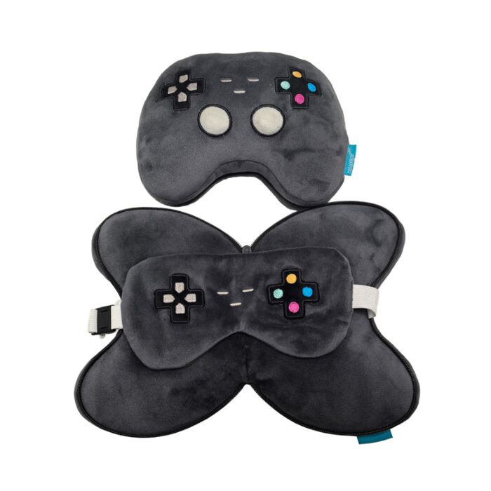 Almohada de Viaje con Antifaf Relaxeazzz Mando Videojuegos Game Over