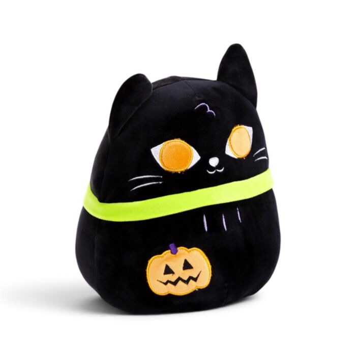 Cojín de Peluche Squidglys Gato Negro Spooky Espeluznante
