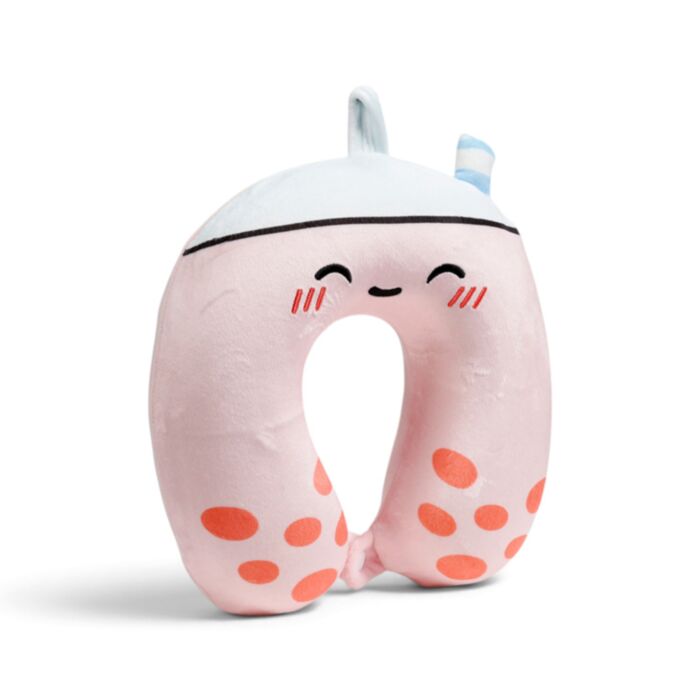 Almohada de Viaje con Memoria de Forma Relaxeazzz Té con Burbujas Foodiemals