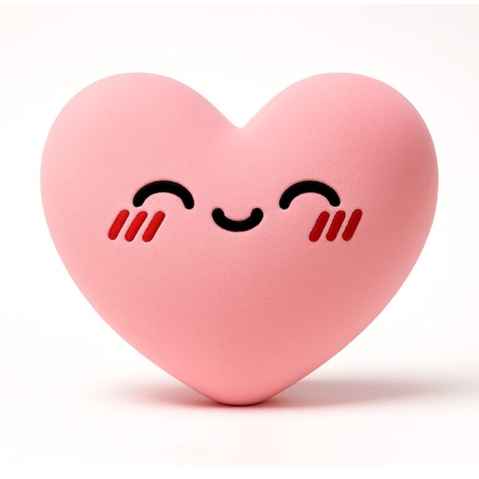 Cojín de Peluche Squidglys Corazón Rosa J'Adoramals 