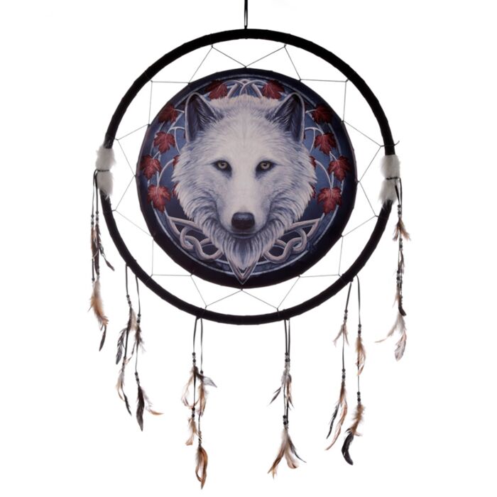 Atrapasueños Lobo Guardián del Otoño Lisa Parker 60cm