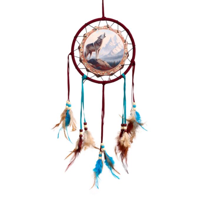 Atrapasueños Lobo de Montaña 16cm