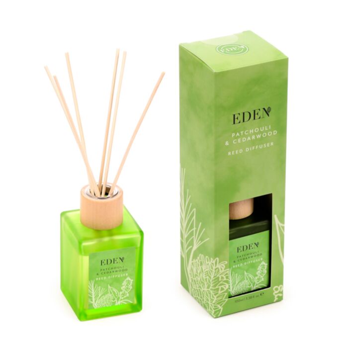 Difusor de Varillas Eden Pachulí y Madera de Cedro 100 ml