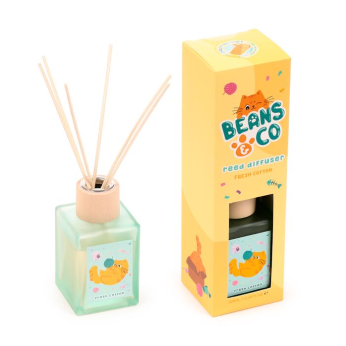 Difusor de Varillas Beans & Co Algodón Fresco 100 ml