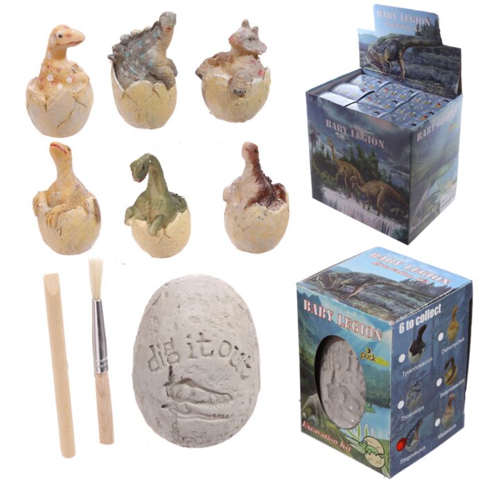 Kit de Excavación EscavaSaurios Juguete Huevo de Dinosaurio