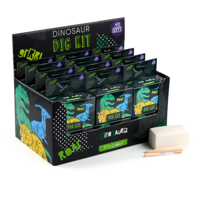 Kit de Excavación ExcavaSaurios Juguete Dinosaurios de Colores