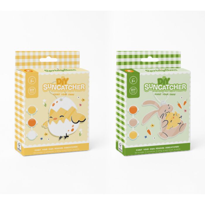 Atrapasol DIY Conejito y Pollito Primavera Springtime 