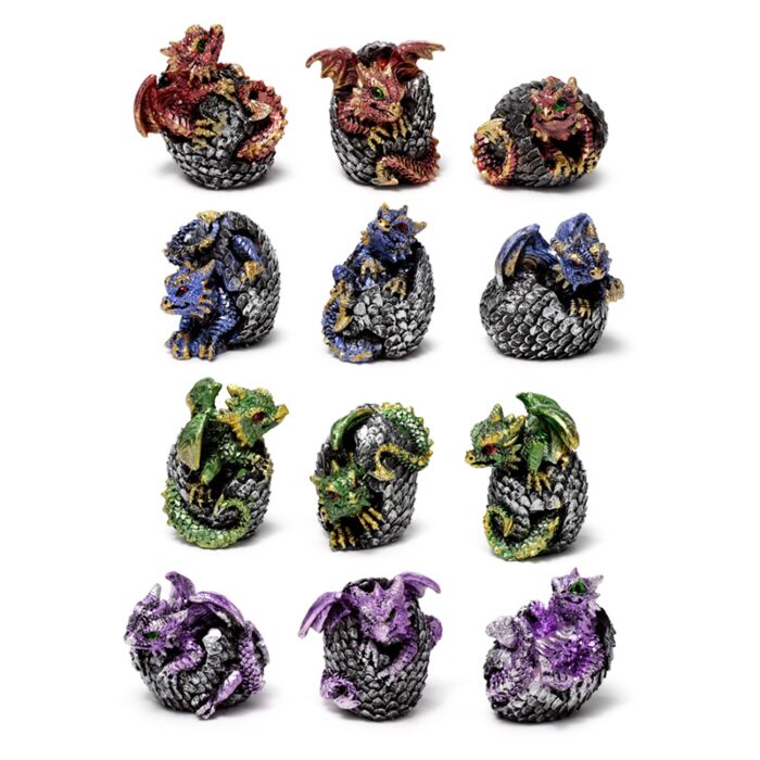 Figura de Dragón Eclosión Huevo de Dragón de los Elementos