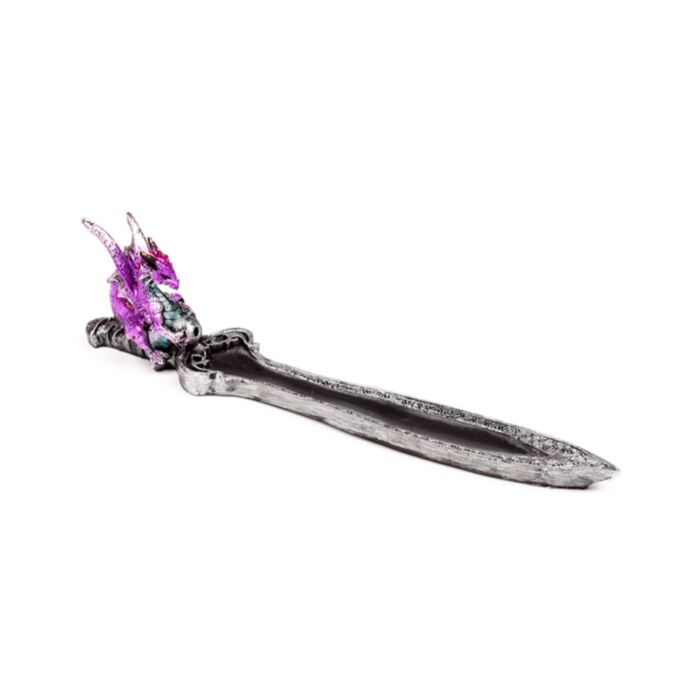 Mini Quemador de Incienso Dragón  Leyenda Oscura Amatista