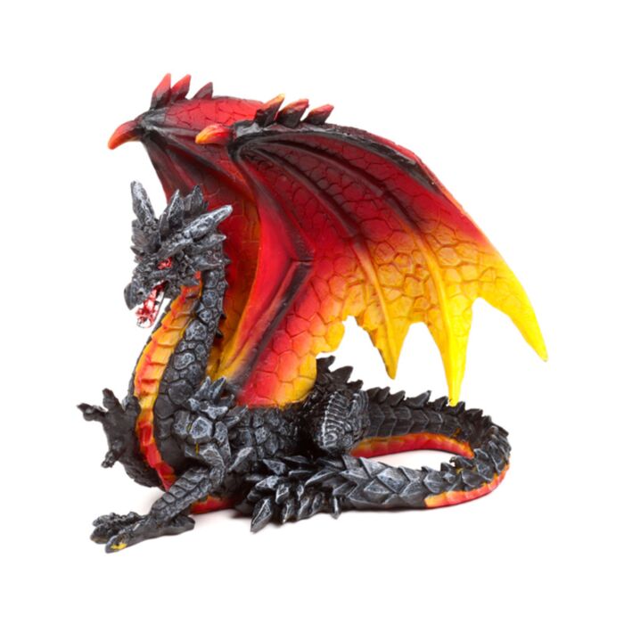 Dragón Leyendas Oscuras Defensor de la Noche Dragón de Fuego Obsidiana