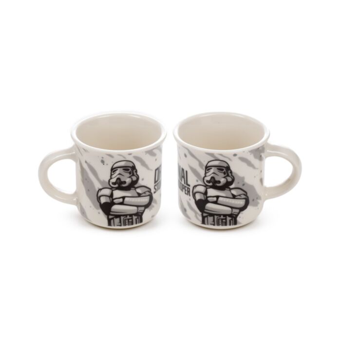 Set de 2 Tazas de Café de Porcelana Soldado Imperial Stormtrooper